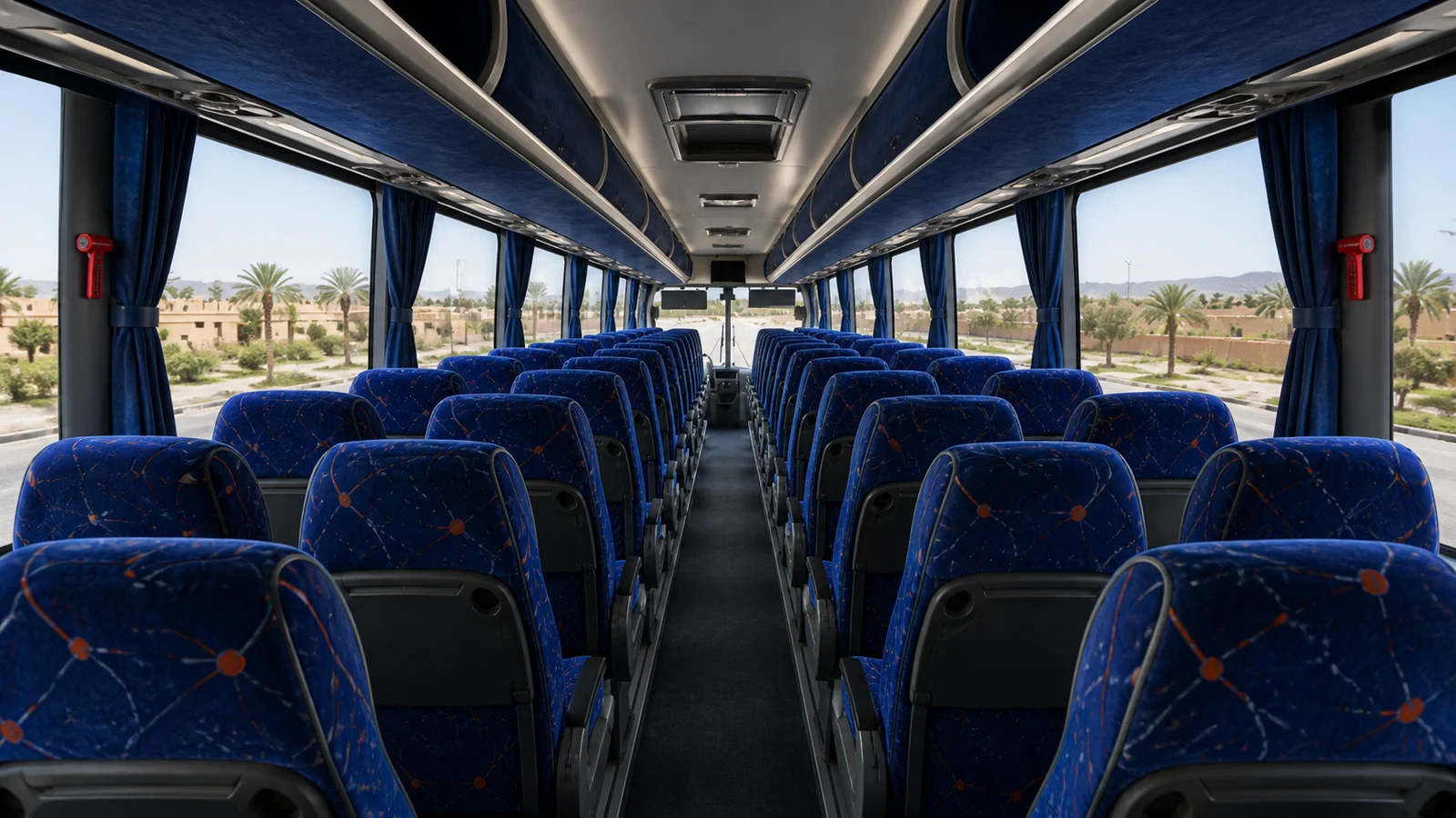 صورة السؤال D-BUS-Q11: عندي حافلة فيها 18 مقعد، شنو خاصها تتوفر عليه؟