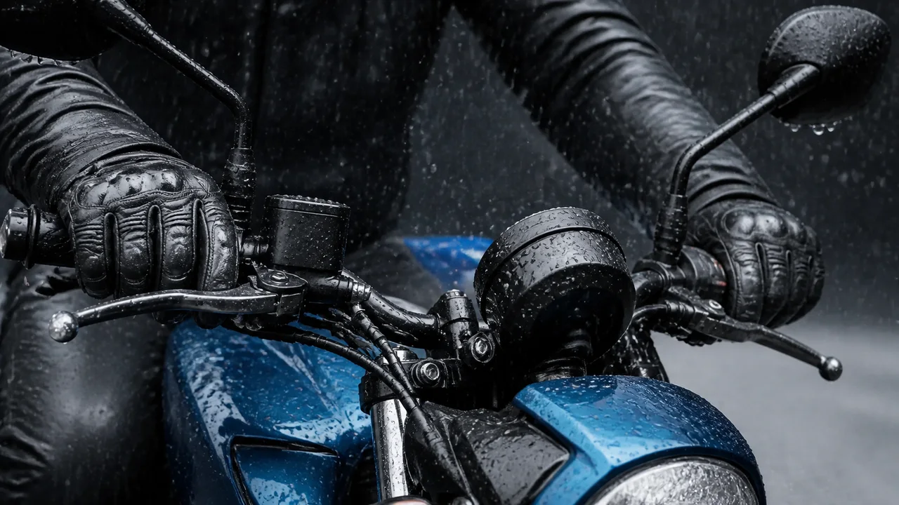 صورة السؤال A-MOTOR-Q11: عند الفرملة الاستعجالية لازم :
نستعمل الفرامل بجوج :
نحبس العجلات :