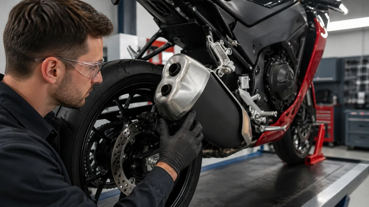 صورة السؤال A-MOTOR-Q13: يمكن نقوم بتغييرات على جهاز انبعاث الغازات الخاص بدراجتي :
باش نبدل الصوت المنبعث من العادم :
باش نزيد فقوة دفع المحرك :