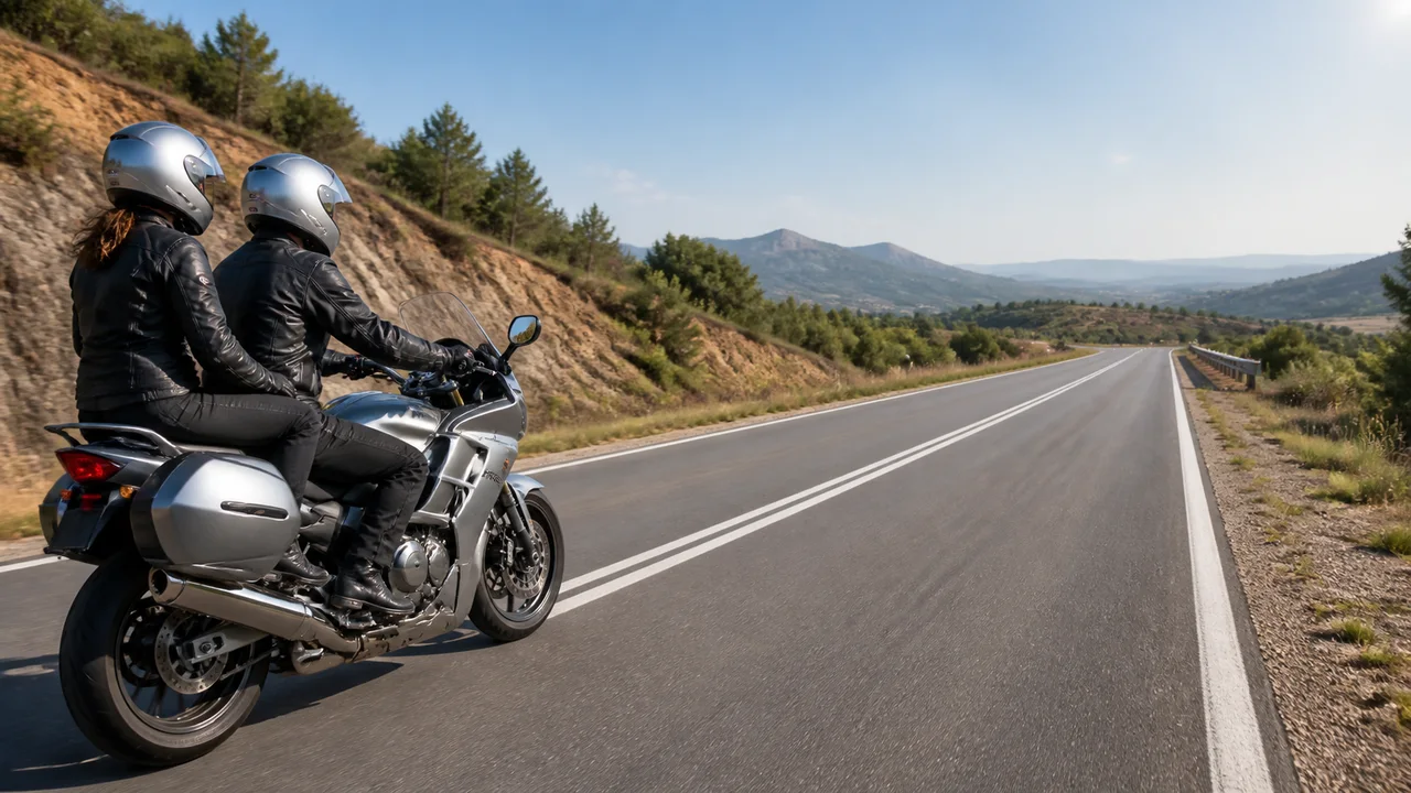 صورة السؤال A-MOTOR-Q17: إلا كنت كنسوق ومعايا راكب، مسافة الفرملة كتكون :