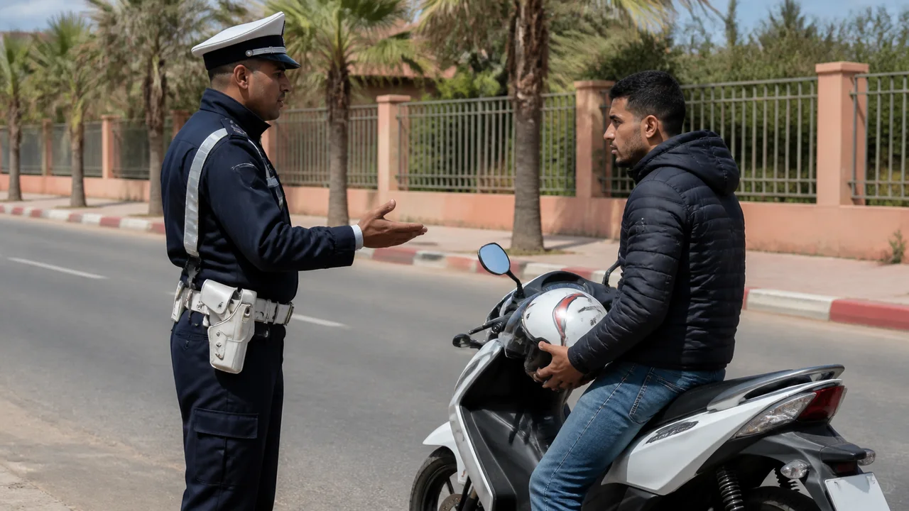 صورة السؤال A-MOTOR-Q34: سياقة دراجة نارية بدون خوذة كتعرض السائق لمخالفة من :
غادي يتعرض لخصم :