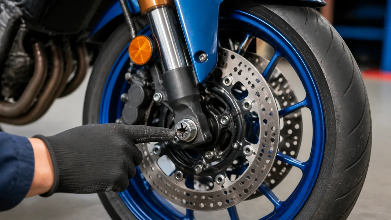 صورة السؤال A-MOTOR-Q40: مثبت العجلة فحالة سيئة، يمكن يتسبب فوقوع مشاكل :
فالتوازن :
فالفرملة :