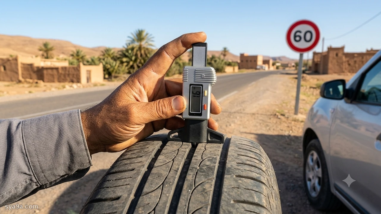 صورة السؤال S1-Q19: العمق الدونيوي ديال النقوش لي على العجلة هو :