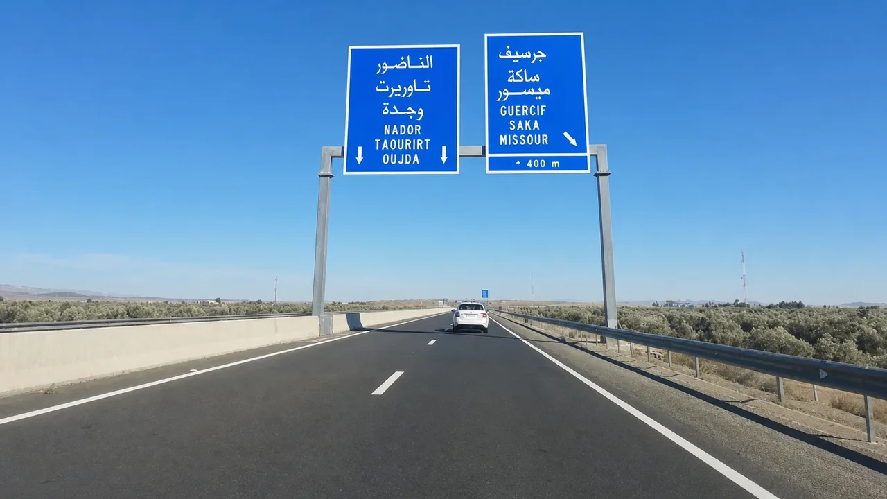 صورة السؤال S13-Q10: كنسوق ساعتين، يمكن لي نوقف في شريط الوقوف الاستعجالي للاستراحة 15 دقيقة :