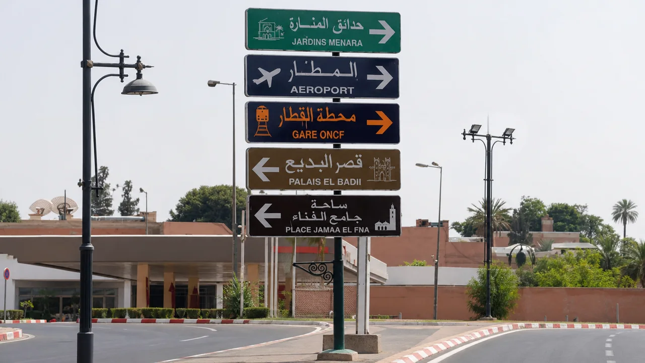 صورة السؤال S13-Q13: العلامات اللي كتعلم على الأماكن السياحية كتكون باللون :