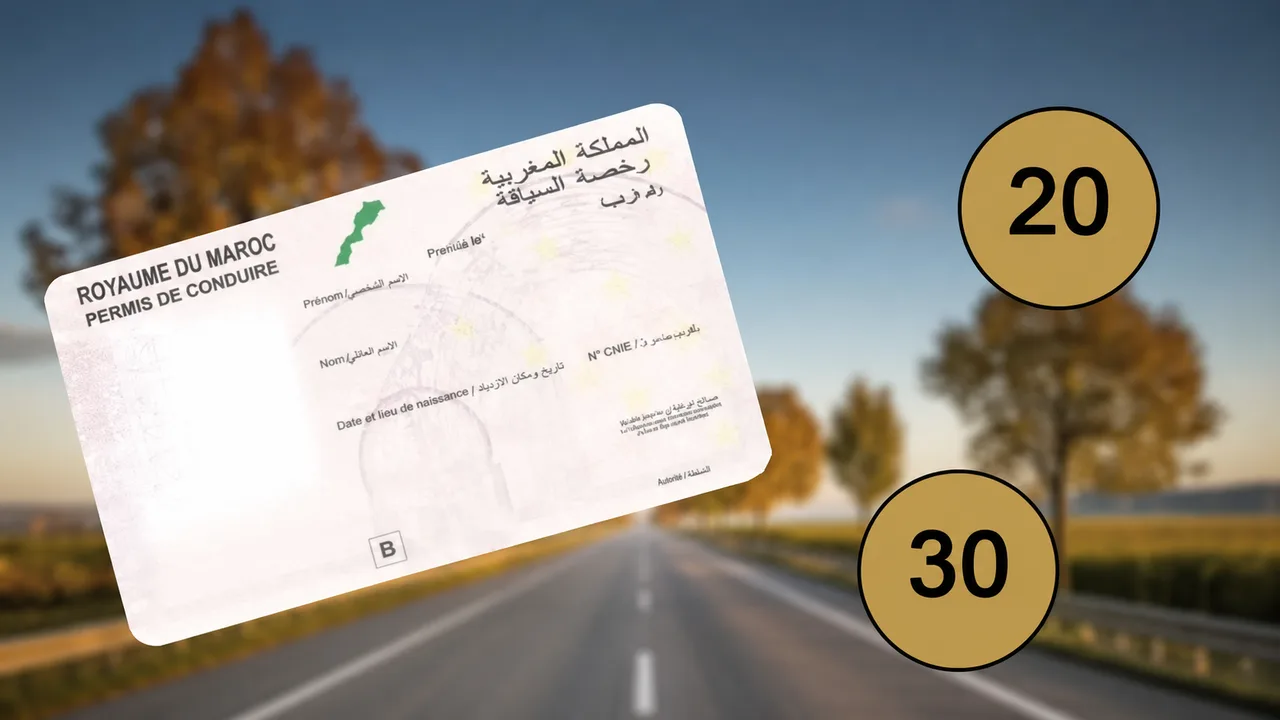 صورة السؤال S19-Q26: خديت رخصة سياقة جديدة بعدما لغاو ليا رخصة السياقة القديمة، غادي نخضع لفترة اختبارية جديدة :