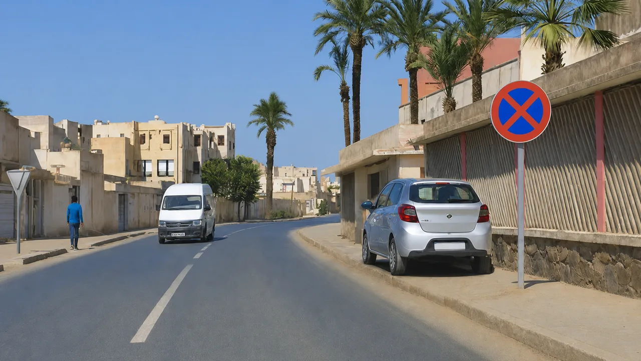 صورة السؤال S19-Q28: الوقوف ممنوع :
فالطريق :
على الرصيف :
