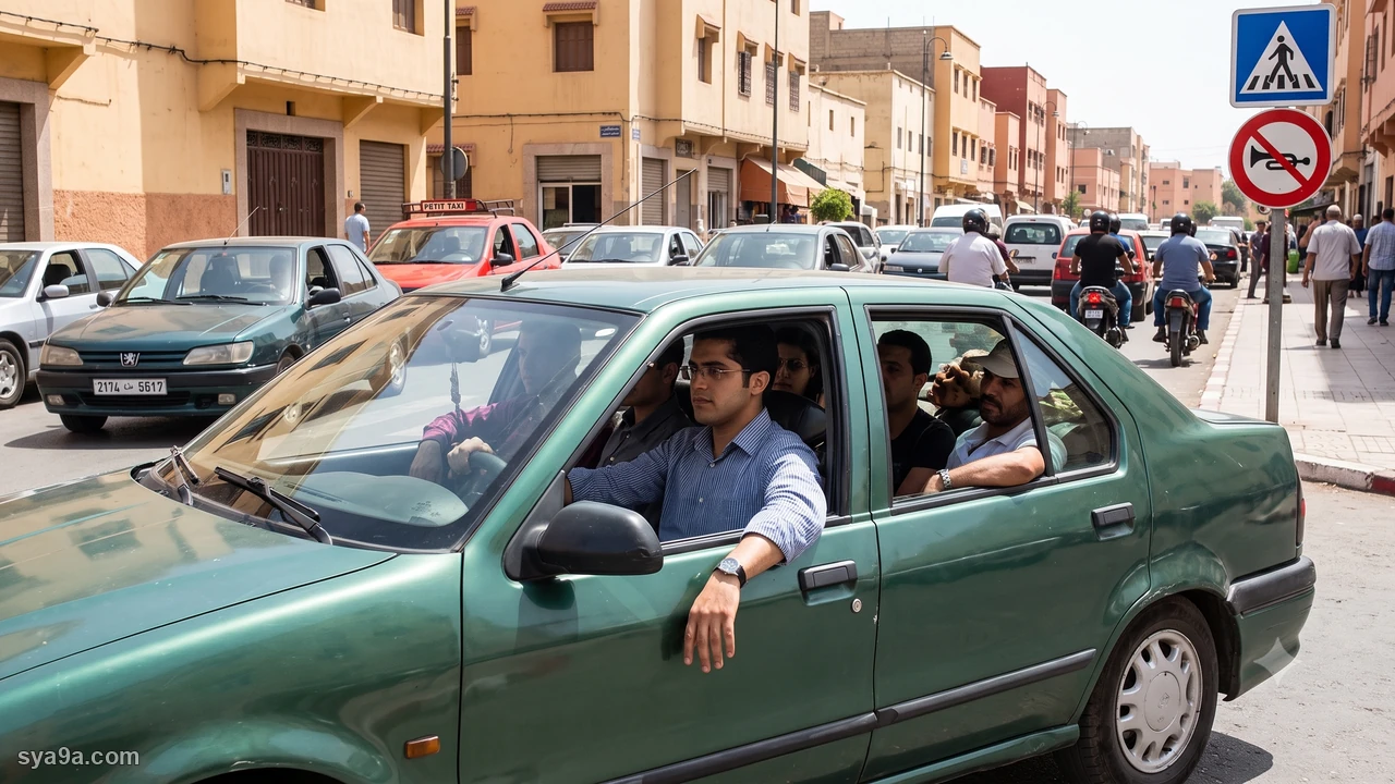 صورة السؤال S3-Q10: مسموح نتجاوز العدد الأقصى ديال الركاب المشار ليه فشهادة التأمين :