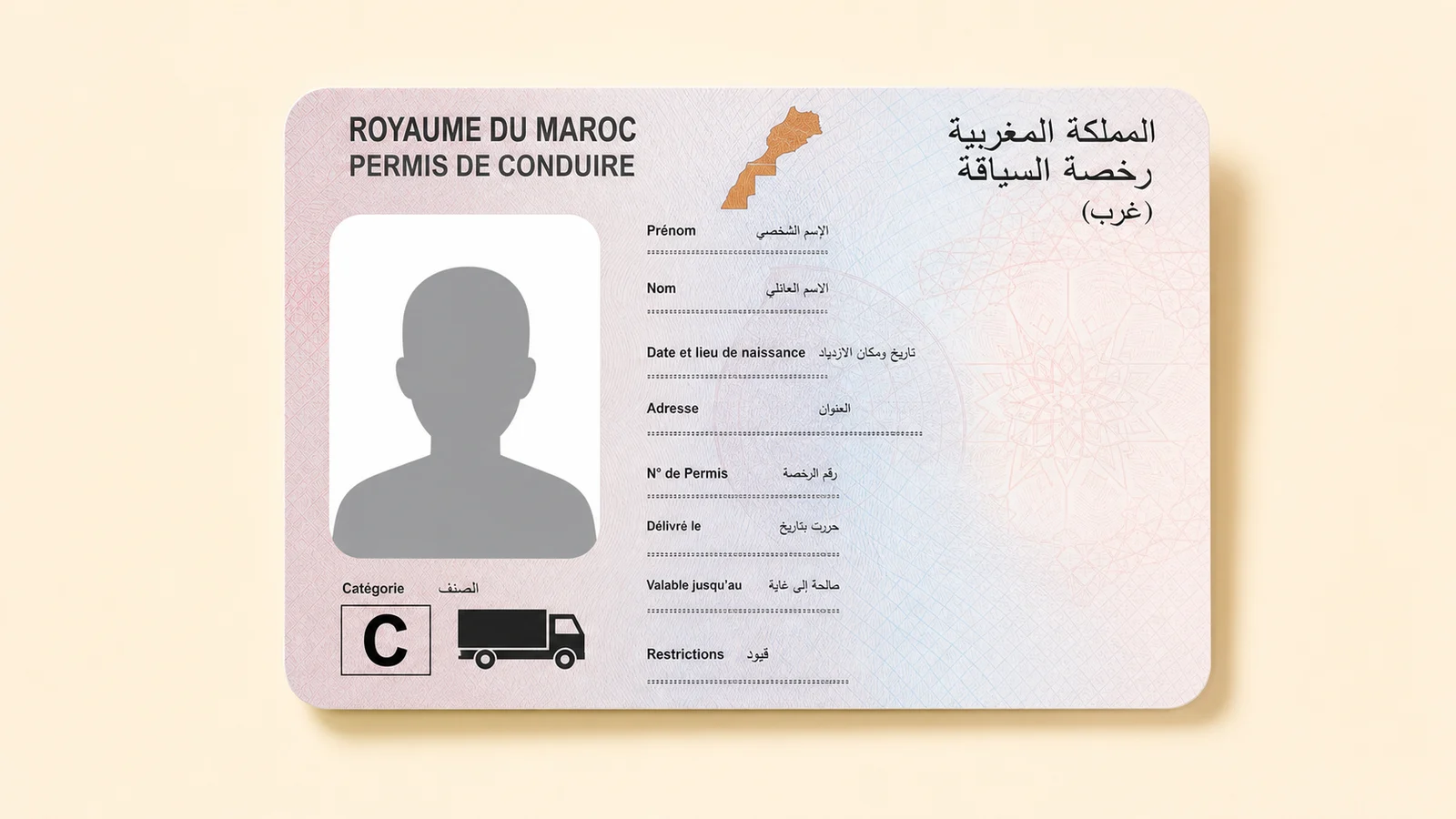 صورة السؤال C-TRUCK-Q18: كتمكن رخصة السياقة من صنف ج بالخصوص من سياقة: